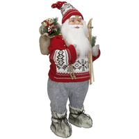 Santa Claus Orvar Standing 60cm Ski's
