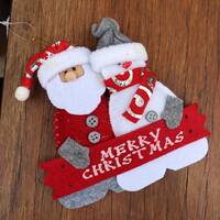 Door Hanger Santa/snowman