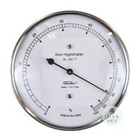 10.3cm Stainless Steel Hair Hygrometer By FISCHER image