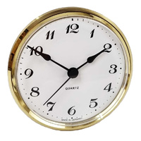 Round Arabic Gold 103mm - Quartz Clock Movement  image