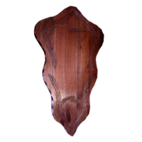 Hand Carved Backboard - Walnut - 38cm image