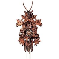 Carved Hunter with Dog - Hones - 8674/5Tnu