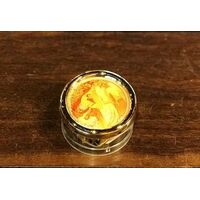 Music Box - WP - Gold Frame Round Lady Art Nouveau Memory