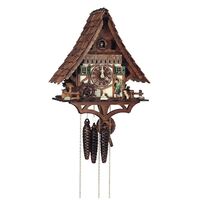 Curved Roof Clock Peddler & Water Wheel - Schneider - M 1634/9