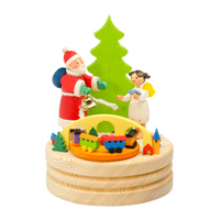 Santa Claus & Angel Music Box By Graupner (Santa Claus is Coming Tomorrow) image