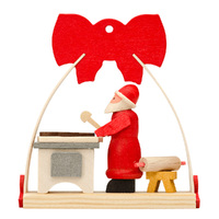 Arch with Bow Santa Claus at Stove - Graupner - 4124