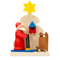 Tree Santa Claus with Skis - Graupner - 4166