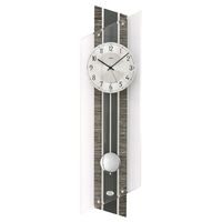 Charcoal Wood Grain With Black Round Dial & Pendulum By AMS