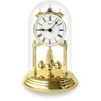 23cm Gold Anniversary Clock With White Dial By HALLER image