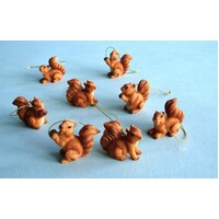 Squirrel Christmas Tree Decoration 4.5cm