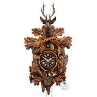 After The Hunt 1 Day Mechanical Carved Cuckoo Clock 40cm By ENGSTLER image