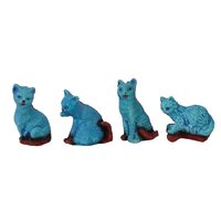 5cm Cat Weather Figurine Fridge Magnet- Assorted Designs image