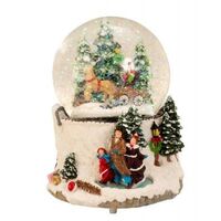 Winter Forest Music Snow Globe Music LED