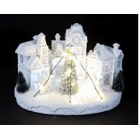 House Winter Landscape LED
