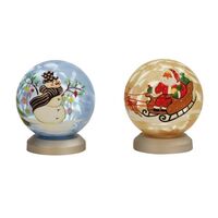 Glass Xmas Ball LED