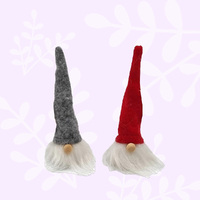 12cm Gnome Head Hanging Decoration- Assorted Colours