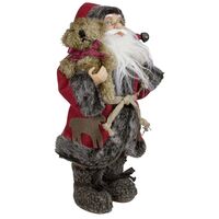 Santa Claus Stal Standing 45cm