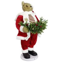 Santa Claus/Bear Singing 90cm