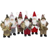 Santa Claus Standing Assorted 18cm