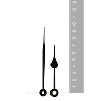 Black Spade Euroshaft UTS Quartz Hands (95mm & 68mm)
