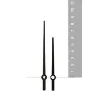 Black Pointer Euroshaft Quartz UTS Hands (85mm & 60mm)