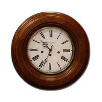 Round Chiming Station Clock 40cm By AMS