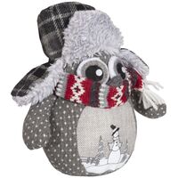 Owl Grey Hat 20cm