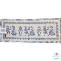 Blue Dancers Table Runner By Schatz (100cm)