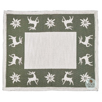 Green Reindeer Placemat By Schatz (40 x 50cm) image