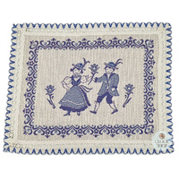 Blue Dancers Placemat By Schatz (40 x 50cm) image