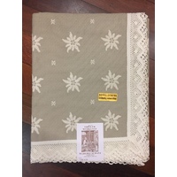 Dark Edelweiss Table Cloth 135 X 175 By Schatz