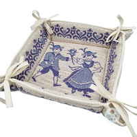 Blue Dancers Bread Basket By Schatz image