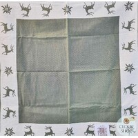 Green Reindeer Tablecloth By Schatz (80cm) image