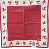 Red Reindeer Tablecloth By Schatz (80cm) image