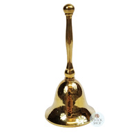 Brass Table Bell With Plain Handle image