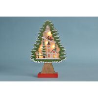 Tree Lantern Green 29cm