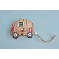 Santa in Caravan 12cm