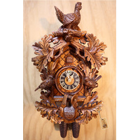 Carved Grouse On Top With Bird On Side - HÖNES - 8231/4s