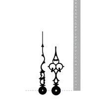 Black Serpentine High Torque Euroshaft Quartz Hands (178mm & 140mm) image