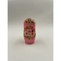 Floral Russian Dolls- Pink With Ladybug 12cm (Set Of 5)