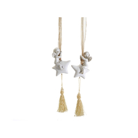 Angel Sitting On Star With Tassel 11cm 2 Designs