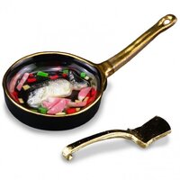 Miniature Fish In Frying Pan
