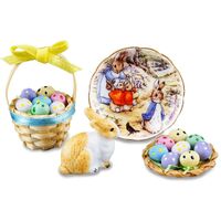 MINIATURE EASTER BUNNY WITH EGGS