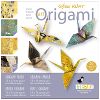 Art Origami- Crane (Gustav Klimt) image