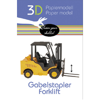 Forklift - 3d Paper Model