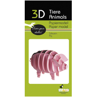 3D Paper Model- Pig image
