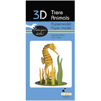 3D Paper Model- Seahorse image