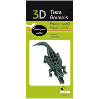 3D Paper Model- Crocodile image