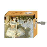 Classic Art Hand Crank Music Box- The Star (Tchaikovsky-Waltz Of The Flowers) image