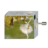 Classic Art Hand Crank Music Box- Prima Ballerina (Schumann- Reverie)